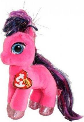 Beanie Boos Ruby růžový poník 15 cm - obrázek 1