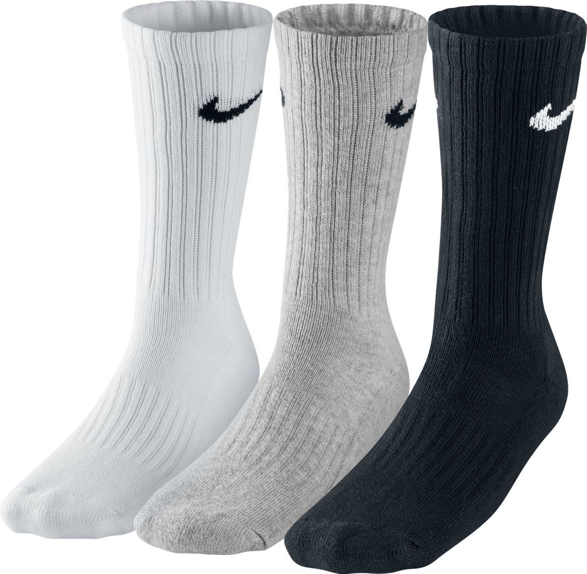 Ponožky Nike 3PPK VALUE COTTON CREW-SMLX sx4508-965 Velikost M - obrázek 1