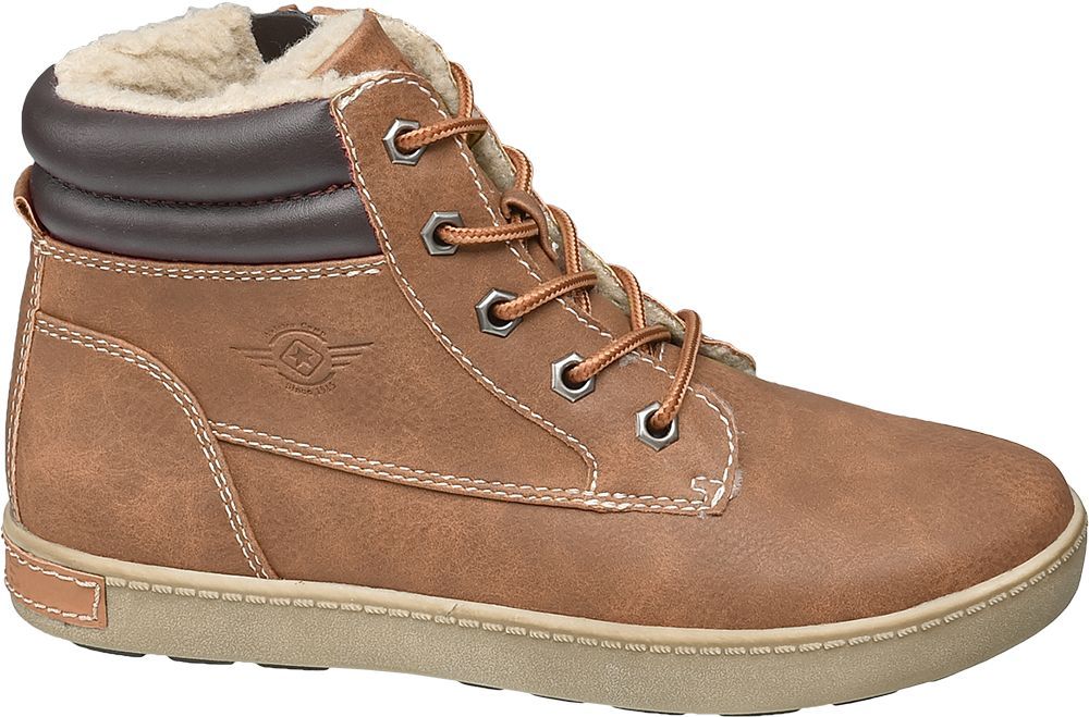 Deichmann - Venice Hnědá kotníková obuv Venice se zipem 34 hnědá - obrázek 1