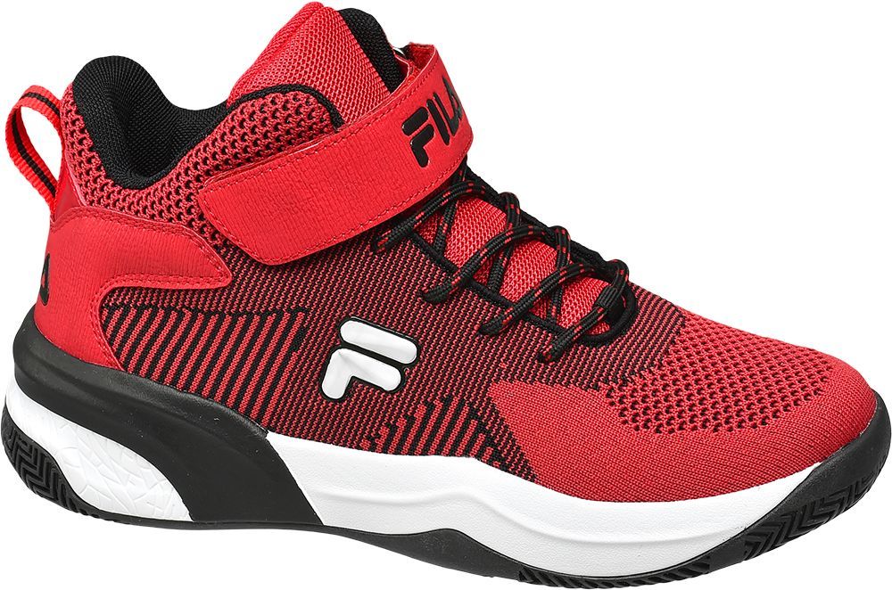 Deichmann - Fila Červené kotníkové tenisky na suchý zip Fila 38 červená - obrázek 1