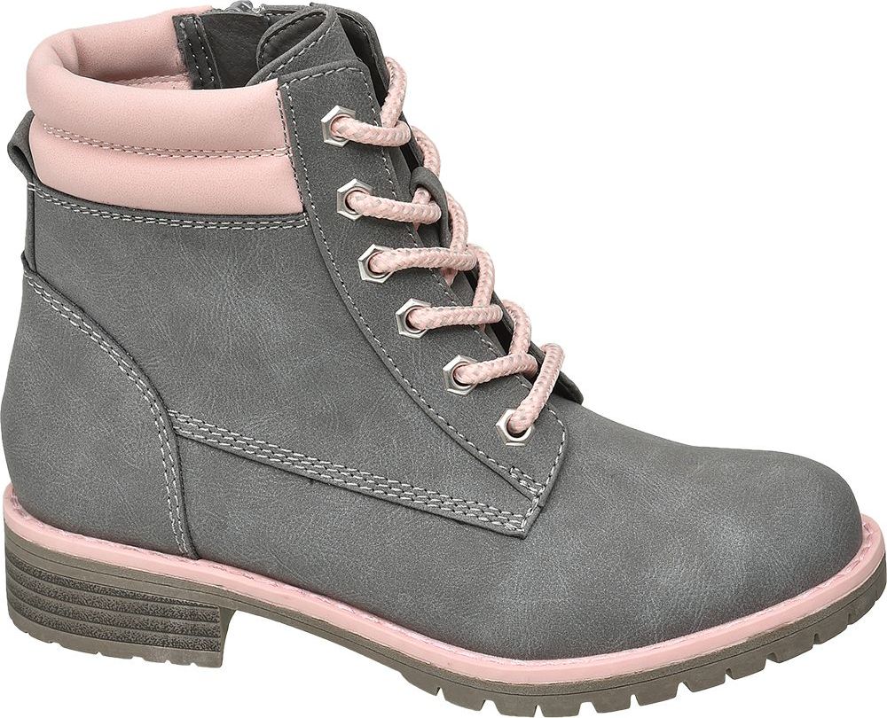 Deichmann - Venice Šedá kotníková obuv Venice se zipem 33 šedá - obrázek 1