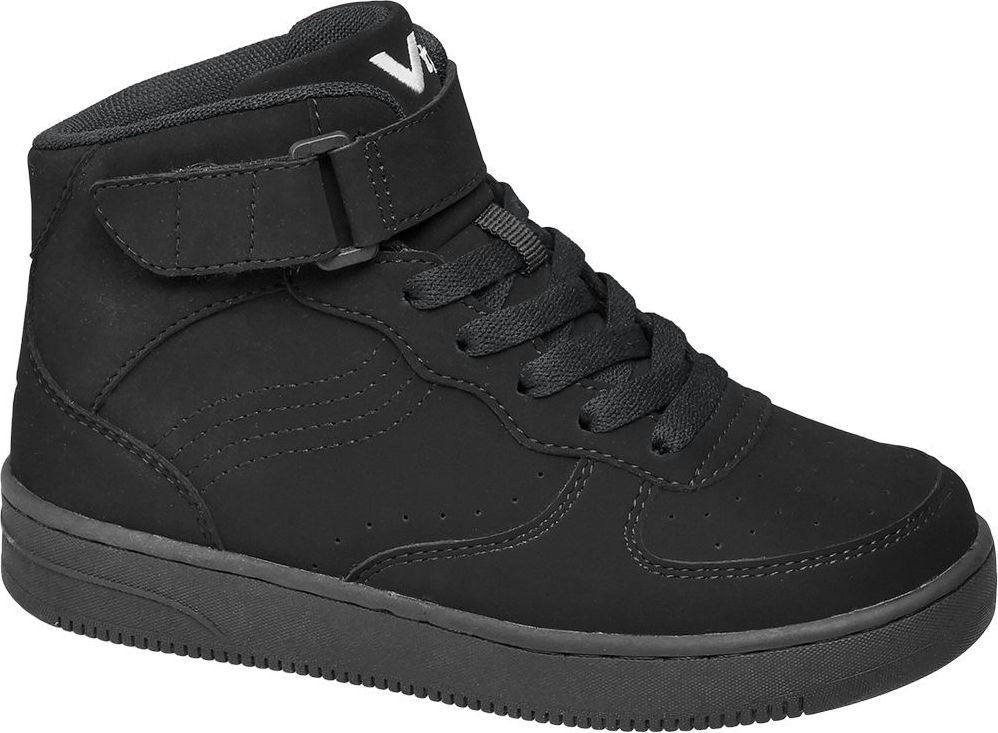Deichmann - Vty Černé kotníkové tenisky na suchý zip Vty 34 černá - obrázek 1