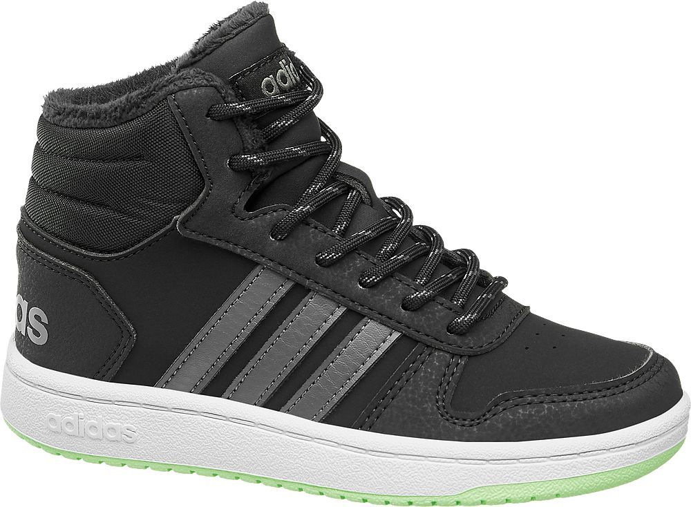 Deichmann - adidas Černé kotníkové tenisky Adidas Hoops Mid 2.0 32 černá - obrázek 1