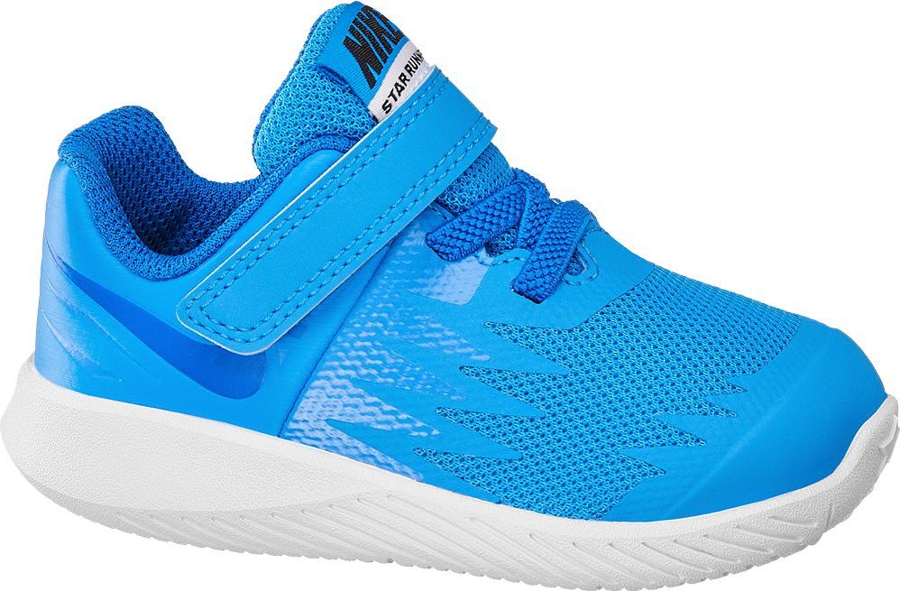 Deichmann - NIKE Modré dětské tenisky na suchý zip Nike Star Runner 25 modrá - obrázek 1