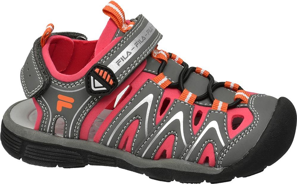 Deichmann - Fila Sandály s pevnou špičkou 28 šedá - obrázek 1