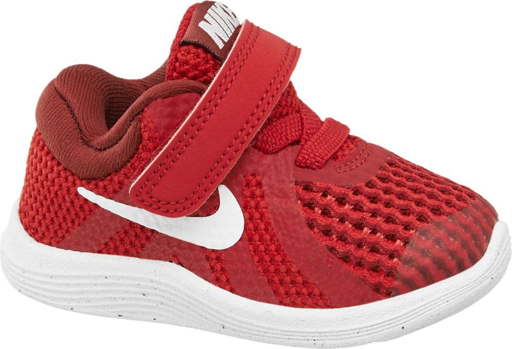 Deichmann - NIKE Červené dětské tenisky Nike Revolution 4 22 červená - obrázek 1