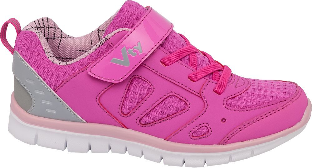 Deichmann - Vty Růžové tenisky na suchý zip Vty 32 růžová - obrázek 1