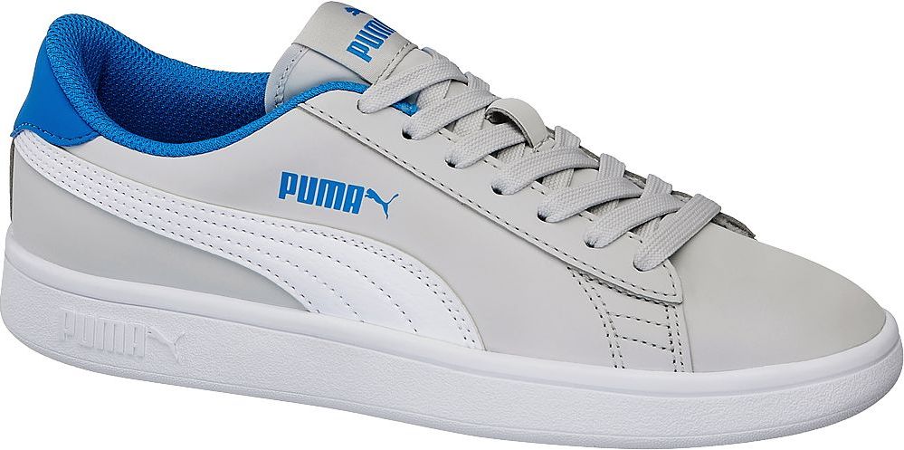 Deichmann - Puma Šedé tenisky Puma Smash Buck Jr 36 šedá - obrázek 1