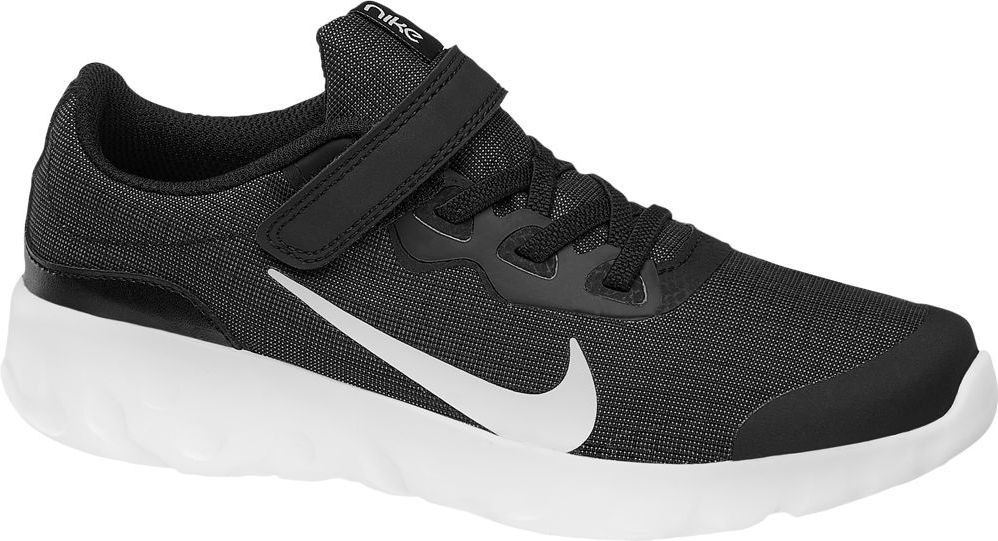 Deichmann - NIKE Černé tenisky na suchý zip Nike Explore Strada 33 černá - obrázek 1