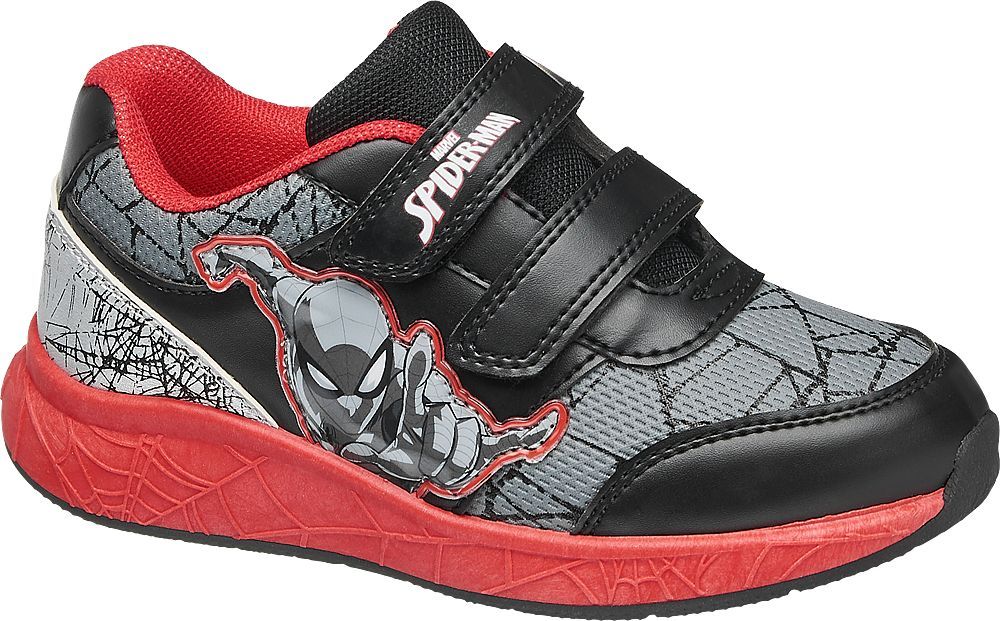 Deichmann - Spiderman Červeno-černé tenisky na suchý zip Spiderman 27 černo-červená - obrázek 1