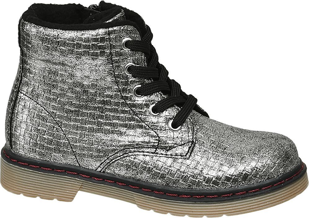 Deichmann - Cupcake Couture Stříbrná kotníková obuv Cupcake Couture se zipem 25 stříbrná - obrázek 1