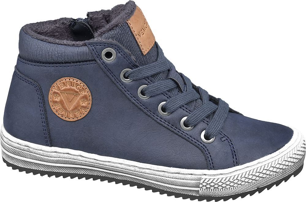 Deichmann - Venice Modré kotníkové tenisky Venice se zipem 35 modrá - obrázek 1
