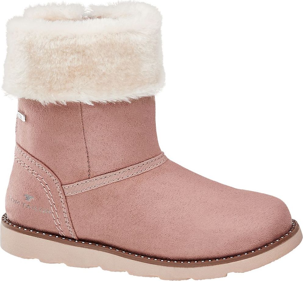 Deichmann - Tom Tailor Růžové dívčí kozačky Tom Tailor s TEX membránou 40 růžová - obrázek 1
