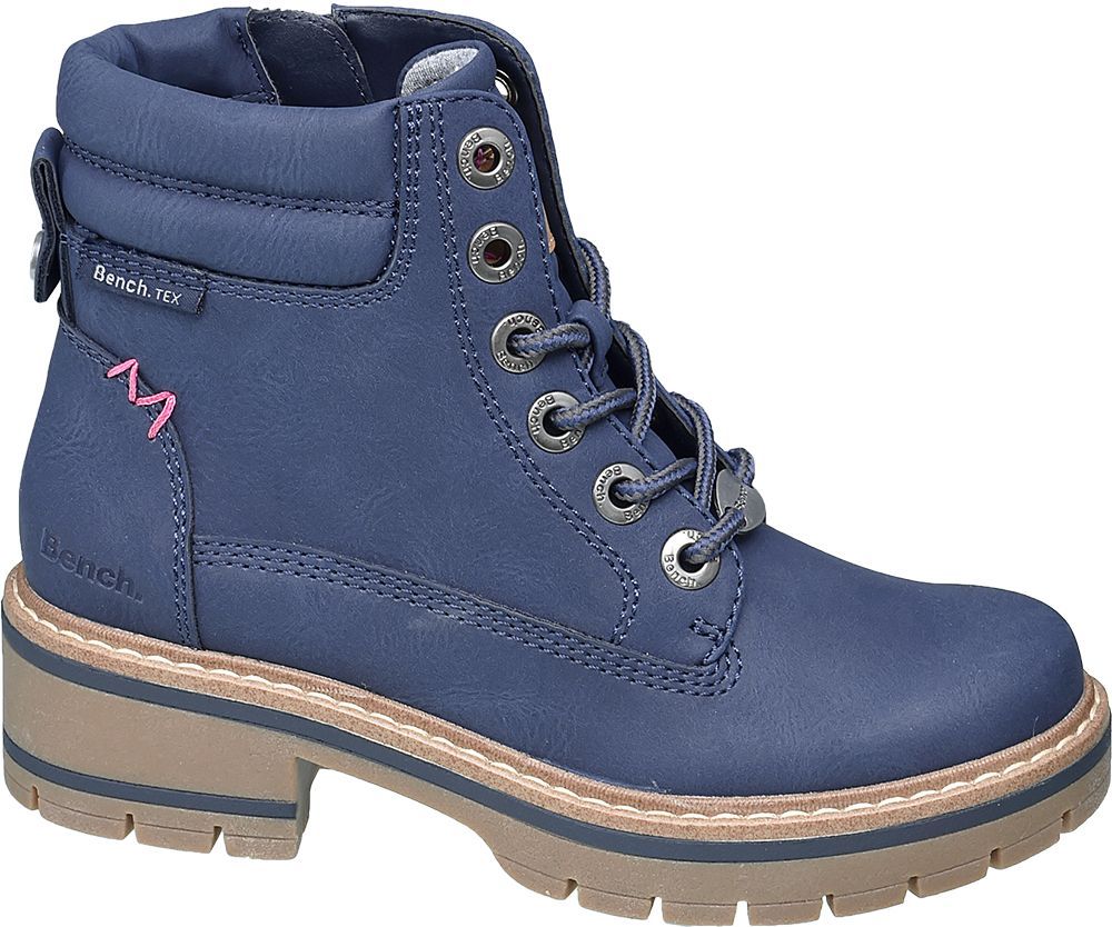 Deichmann - Bench Modrá kotníková obuv Bench se zipem s TEX membránou 31 modrá - obrázek 1