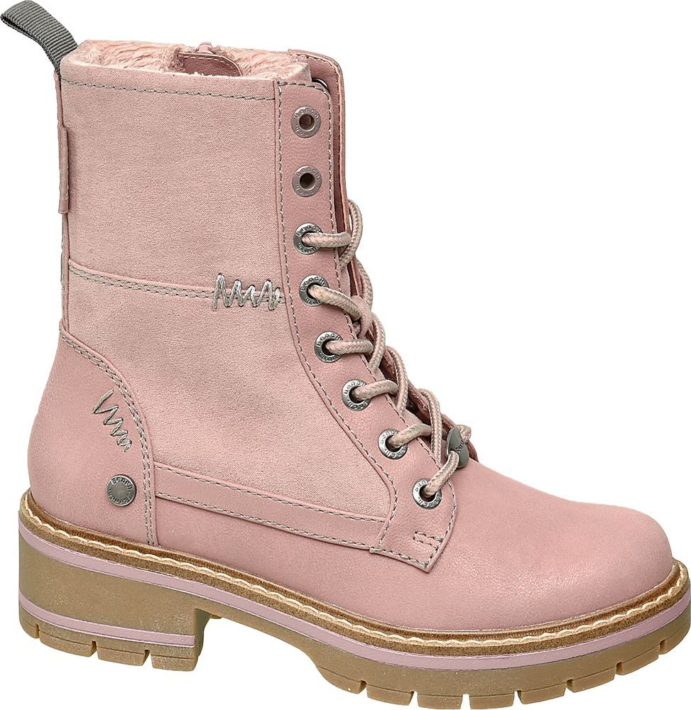 Deichmann - Bench Růžová kotníková obuv Bench se zipem s TEX membránou 33 růžová - obrázek 1