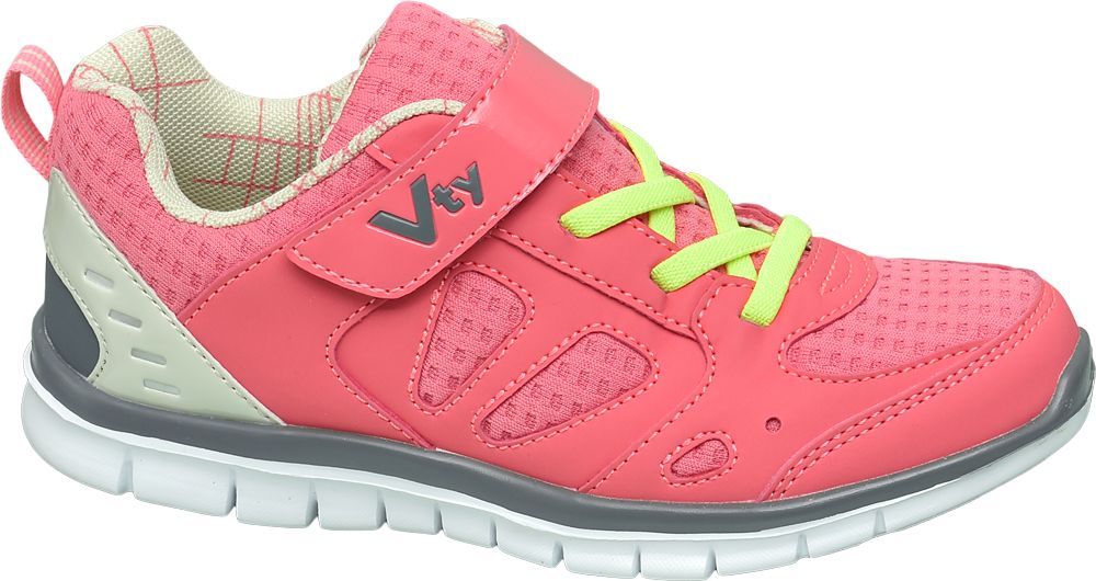 Deichmann - Vty Růžové tenisky na suchý zip Vty 31 růžová - obrázek 1