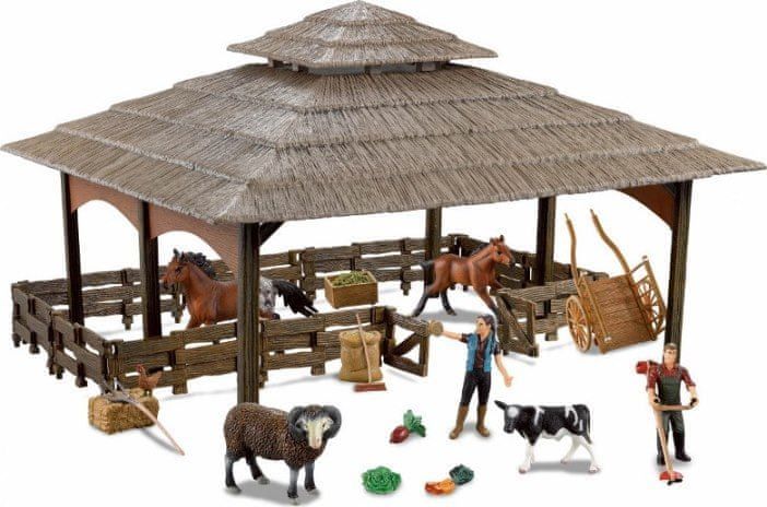 FARMEE Farma Velká farma s příslušenstvím IV 48x48x29cm - obrázek 1