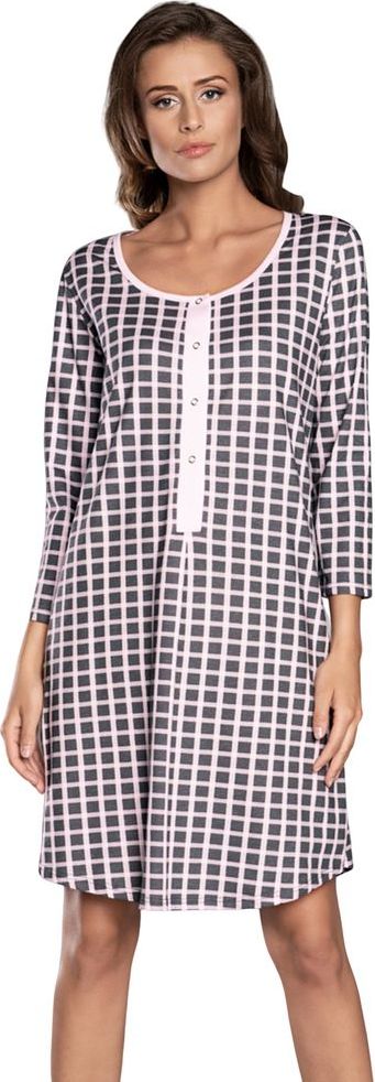 ITALIAN FASHION Dámská noční košile Italian Fashion Devi r.3/4 růžová 2XL - obrázek 1