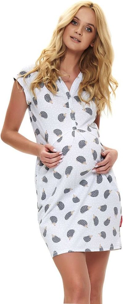Dn-nightwear Dámská noční košile Dn-nightwear TCB.9453 šedá L - obrázek 1