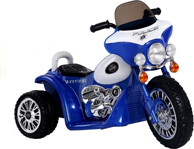 Mamido Dětská elektrická motorka JT568 modrá L-4359 - obrázek 1
