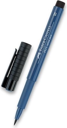 Faber-Castell Popisovač Pitt Artist Pen Brush - indanthrově modrá 247/ 6744 - obrázek 1
