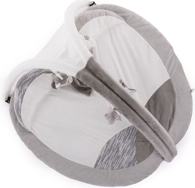 Hrací deka s hrazdičkou B-Play Gym Apple Grey - obrázek 1