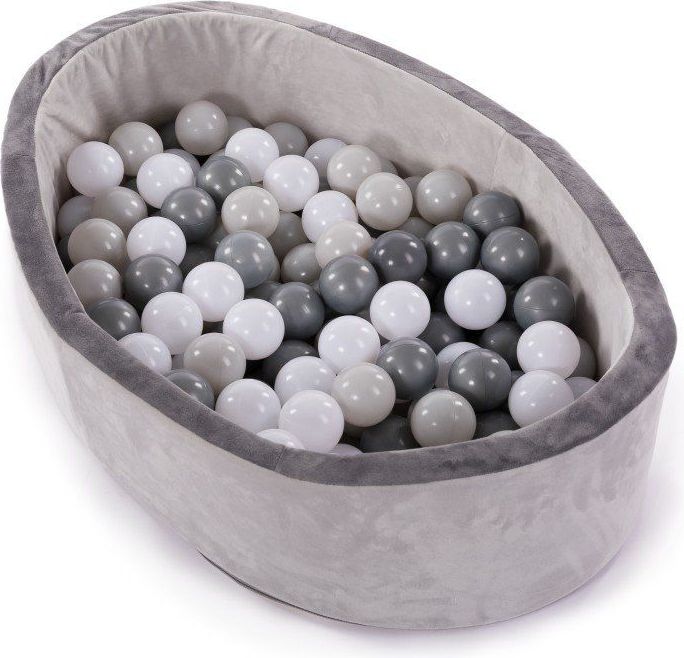 B-Play Bazének s míčky B-Ball Pit Play Gym Grey - obrázek 1