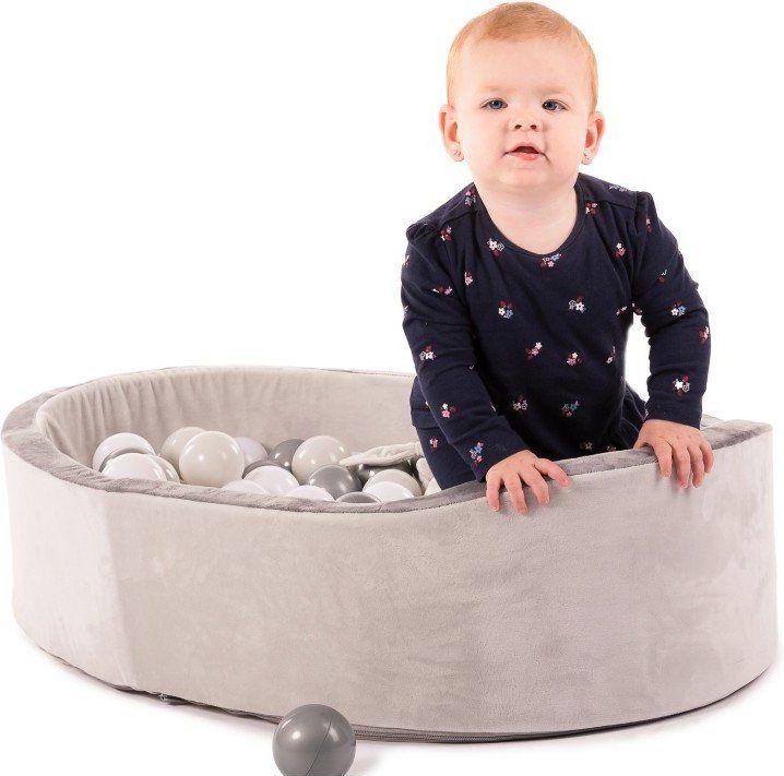 B-Play Bazének s míčky B-Ball Pit Play Gym Grey - obrázek 9