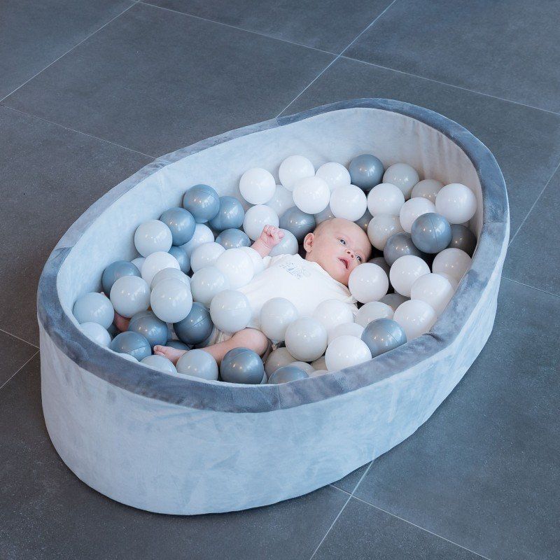 B-Play Bazének s míčky B-Ball Pit Play Gym Grey - obrázek 10