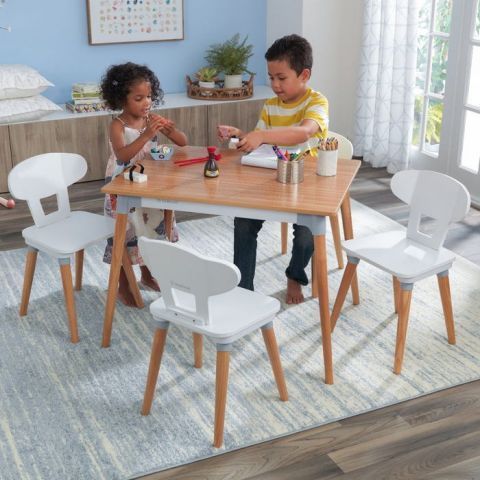 KidKraft Set stolu a 4 židlí Mid-Century - obrázek 2