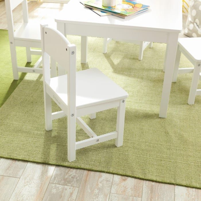 KidKraft Set stolu a 4 židlí Farmhouse bílé - obrázek 5