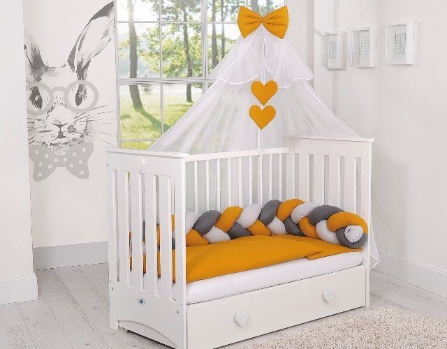 My Sweet Baby Mantinel pletený do copu MAGIC LOOP šedá + hořčicová + antracit - obrázek 1