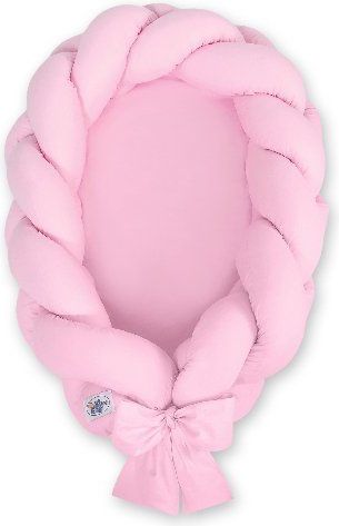 My Sweet Baby Kokon pro miminko pletený 2v1 MAGIC LOOP růžová/růžová - obrázek 1