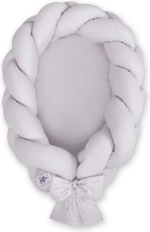 My Sweet Baby Kokon pro miminko pletený 2v1 MAGIC LOOP šedá / šedá - obrázek 1