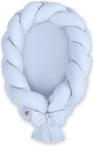 My Sweet Baby Kokon pro miminko pletený 2v1 MAGIC LOOP modrá / modrá - obrázek 1