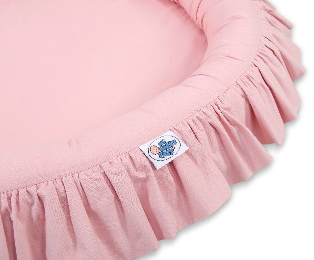 My Sweet Baby Hnízdo s volánem - více barev starorůžová - obrázek 2