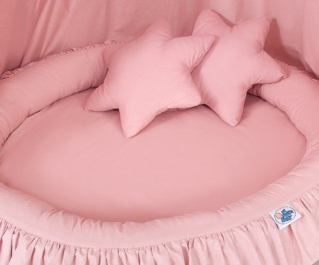 My Sweet Baby Sestava polštářků 2 ks - více barev starorůžová - obrázek 4