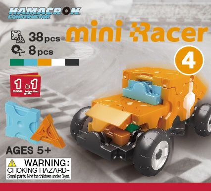 LaQ Hamacron Mini Racer ORANGE - obrázek 1