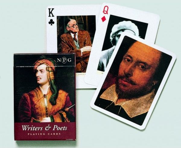 Piatnik Karty poker Spisovatelé a básnici - obrázek 1