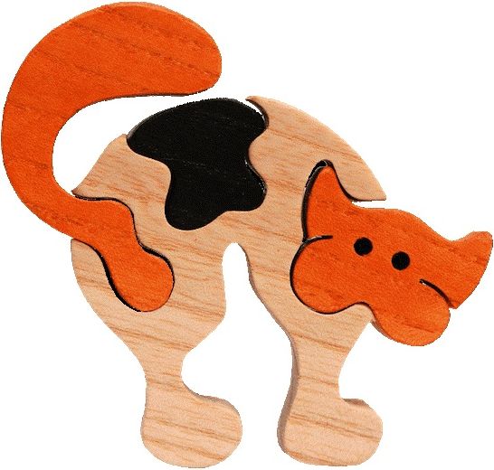 Fauna Trade Mini puzzle Kočka - obrázek 1