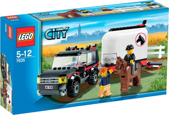 LEGO 7635 City Terénní vůz s přívěsem pro koně - obrázek 1