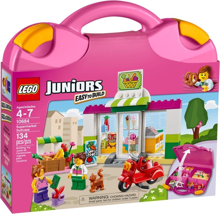 LEGO 10684 Juniors Supermarket v kufříku - obrázek 1
