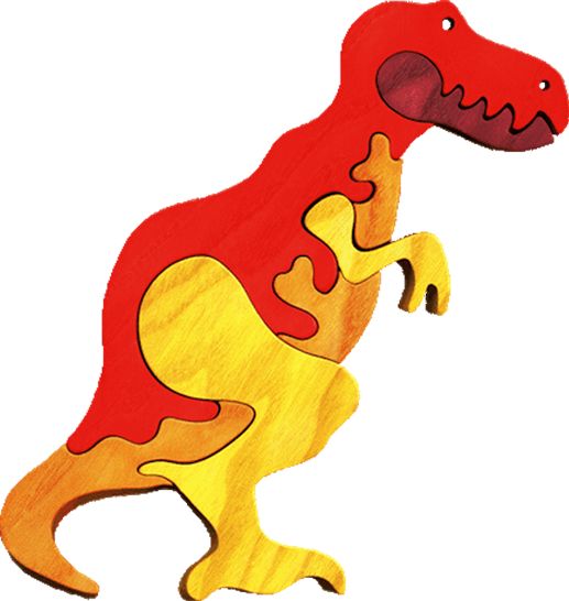 Puzzle T-rex - obrázek 1