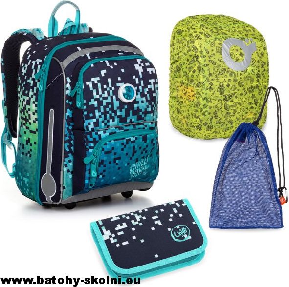 Školní aktovka 4 dílný set BEBE 20012 B Large Topgal - obrázek 1