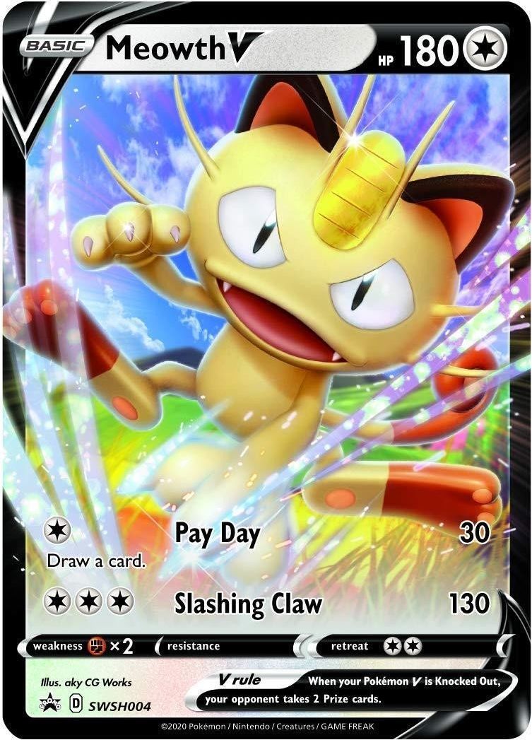 Nintendo Pokémon TCG: Meowth VMAX Box - obrázek 2