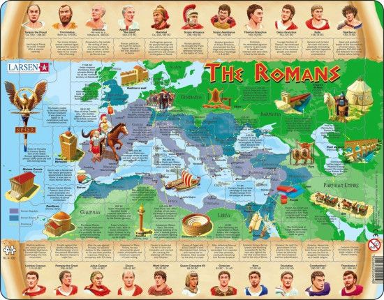 Puzzle Římská říše - anglicky 114 dílků - obrázek 1
