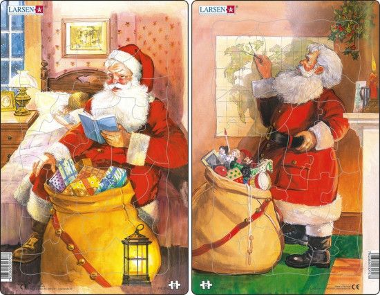 Puzzle Santa Claus 25 dílků - obrázek 1
