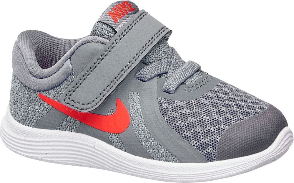 Deichmann - NIKE Šedé dětské tenisky na suchý zip Nike Revolution 4 Toddler 21 šedá - obrázek 1
