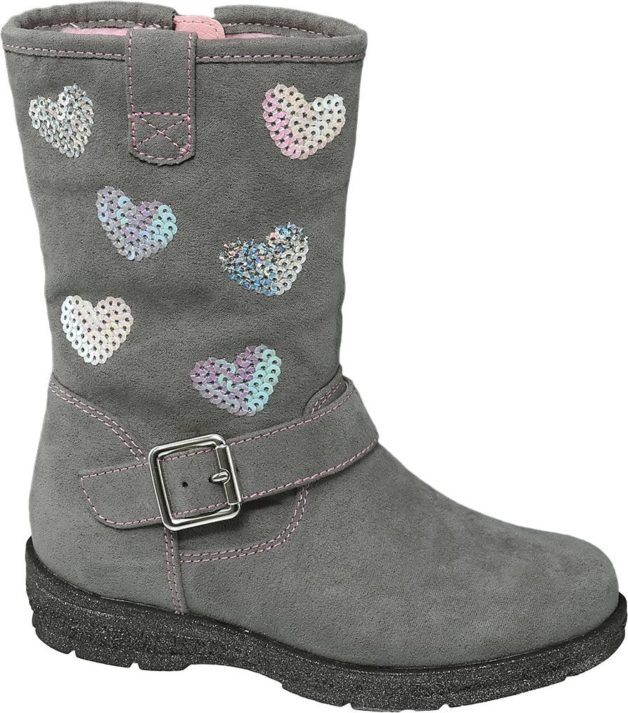Deichmann - Cupcake Couture Šedé dívčí kozačky Cupcake Couture 26 šedá - obrázek 1