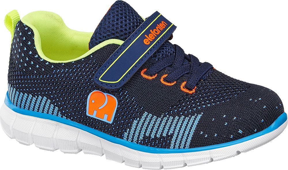 Deichmann - Elefanten Modré dětské tenisky na suchý zip Elefanten 24 modrá - obrázek 1